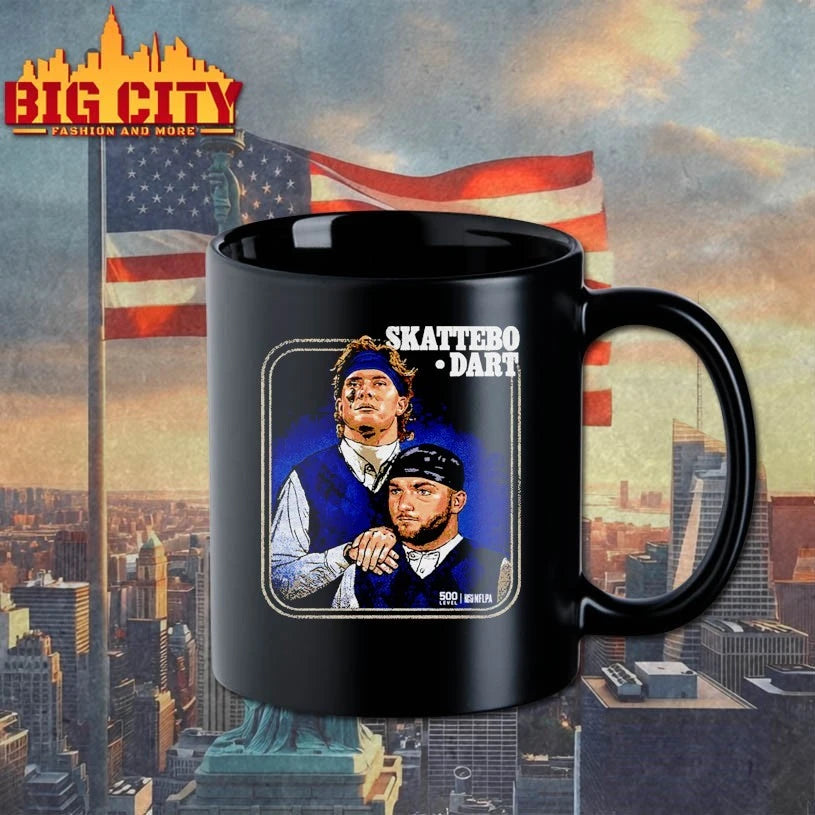 Jaxson Dart &amp; Cam Skattebo New York G Step Brothers shirts