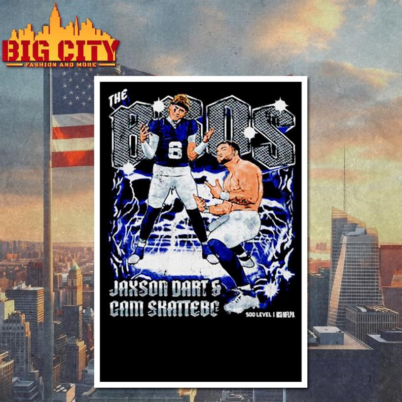 Jaxson Dart &amp; Cam Skattebo New York G The Bros Shirt