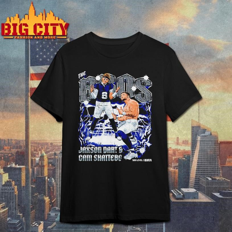 Jaxson Dart &amp; Cam Skattebo New York G The Bros Shirt