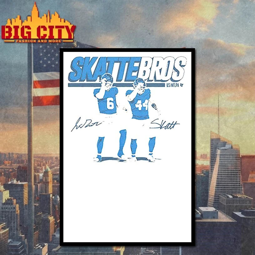 Jaxson Dart &amp; Cam Skattebo Skattebros signature shirt