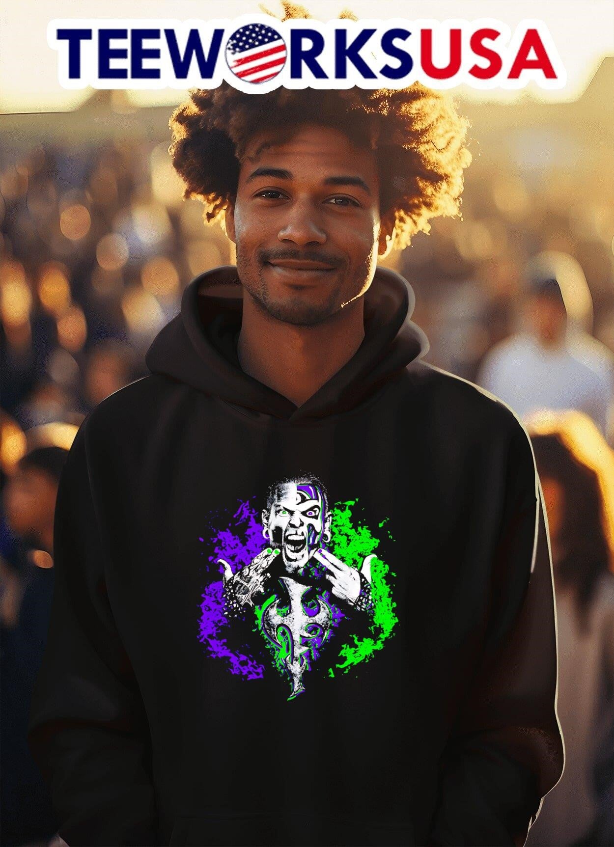 Jeff Hardy Burning Enigma Shirt