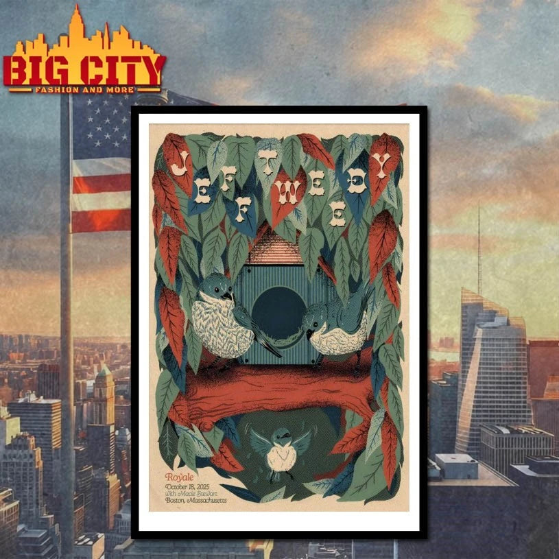 Jeff Tweedy Boston Tour On Oct 18 2025 Poster Shirt