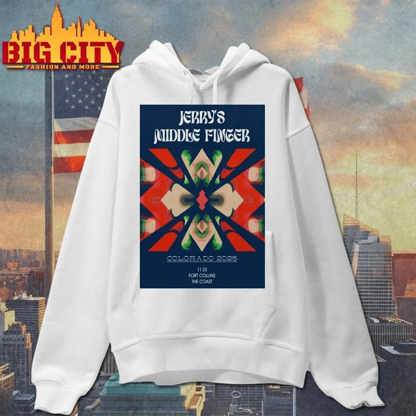 Jerry’s Middle Finger Nov 23 2025 The Coast Show Poster shirt