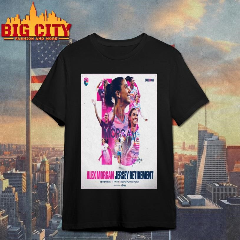 Jersey Retirement 2025 San Diego Alex Morgan Poster shirt