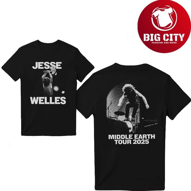 Jesse Welles Middle Earth Tour 2025 New Shirt