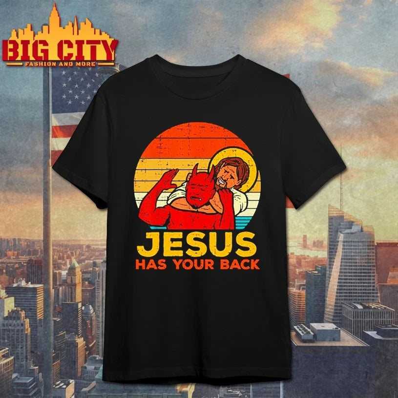 Jesus Has Your Back vintage shirt