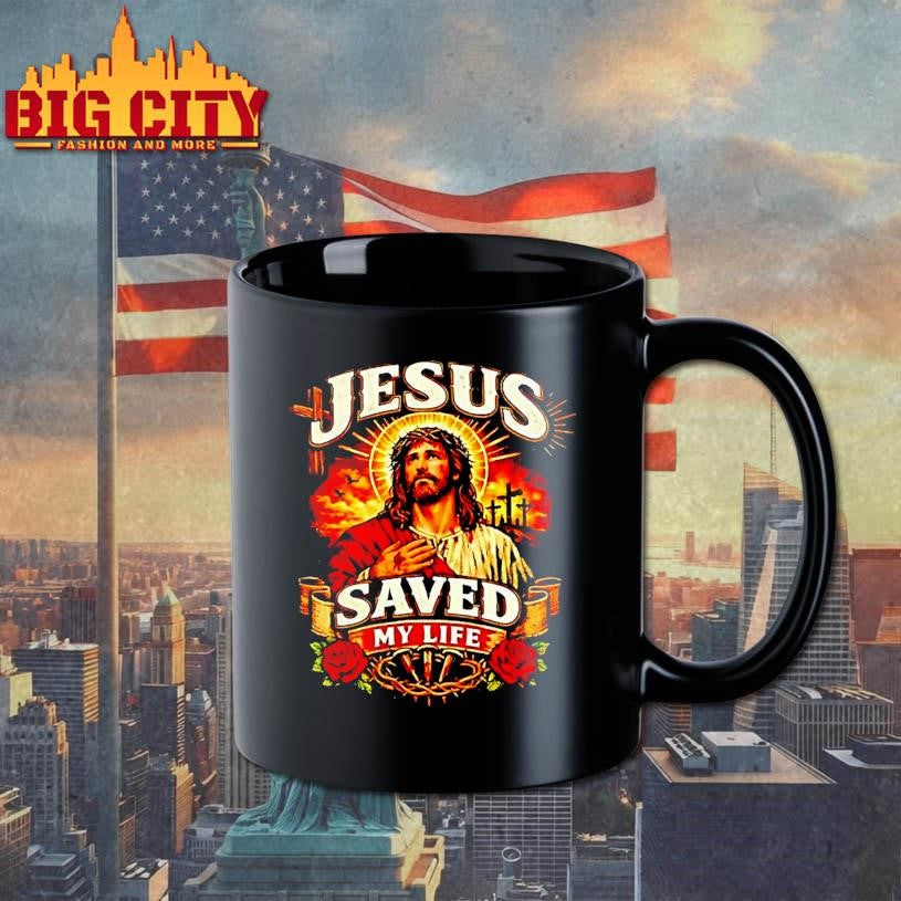 Jesus Saved My Life Rose Flower Shirt