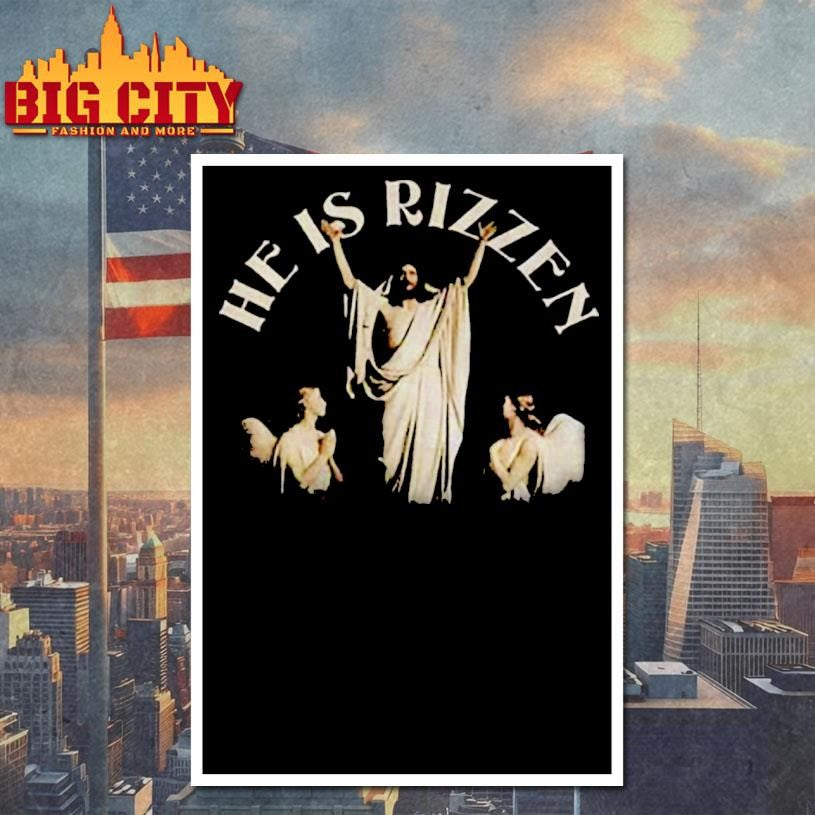Jesus he is rizzen vintage shirt