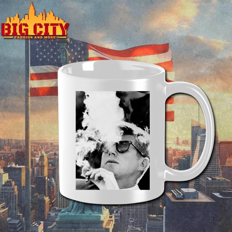 Jfk Smoking With Shades John F Kennedy President Shirt