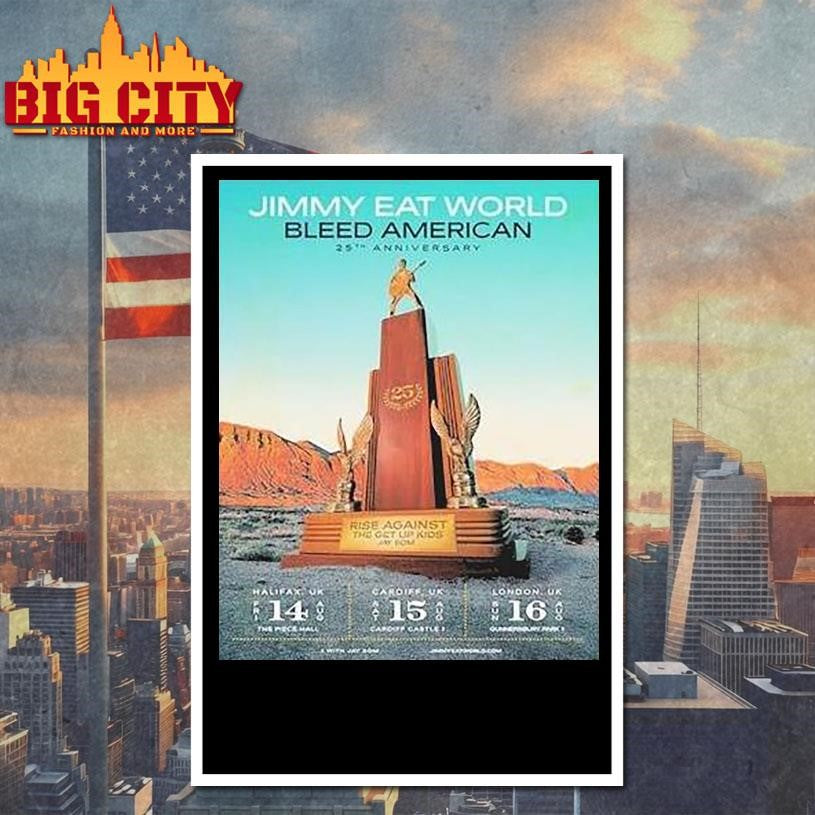 Jimmy Eat World Bleed American 25th Anniversary 2026 Uk Dates Shirt