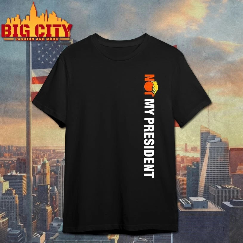 Jimmy Kimmel Wearing Trump Is Not My President shirt