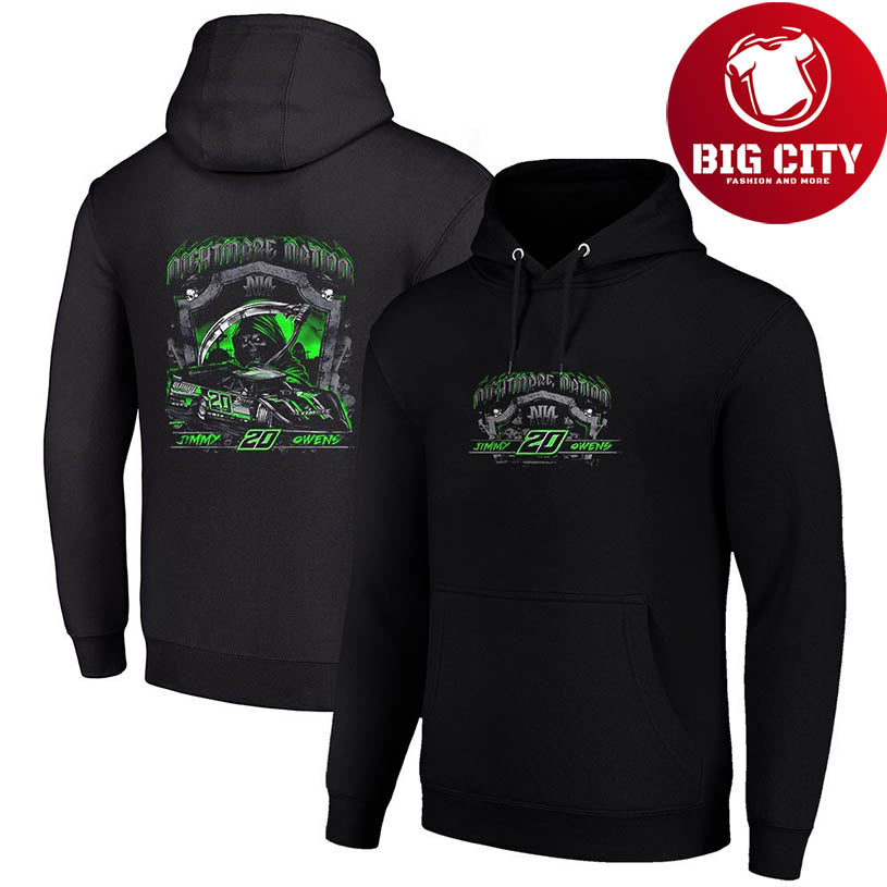 Jimmy Owens nightmare nation car racing reaper graphic shirt