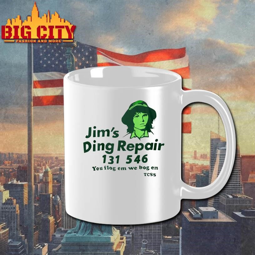 Jims Ding Repair 1311 546 You Flog Em We Bog Em Shirt