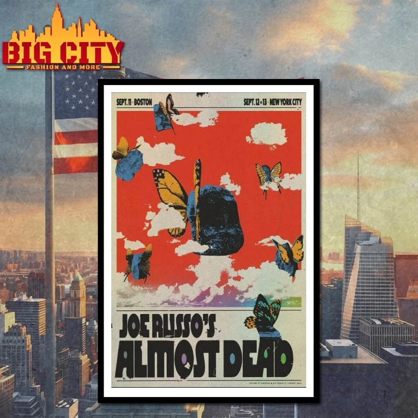 Joe Russo’s Almost Dead Show Sept 11-13 2025 Fenway Boston, MA Poster shirt