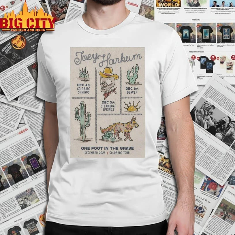 Joey Harkum December 2025 Tour Colorado Poster shirt