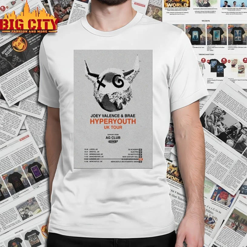 Joey Valence And Brae UK Tour Poster shirt