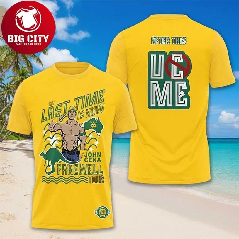 John Cena Last Time Is Now Farewell Tour 2026 Two Sided Shirt