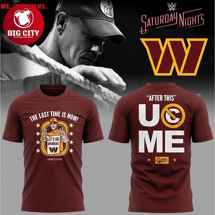 John Cena Last Time Two Sided Shirt