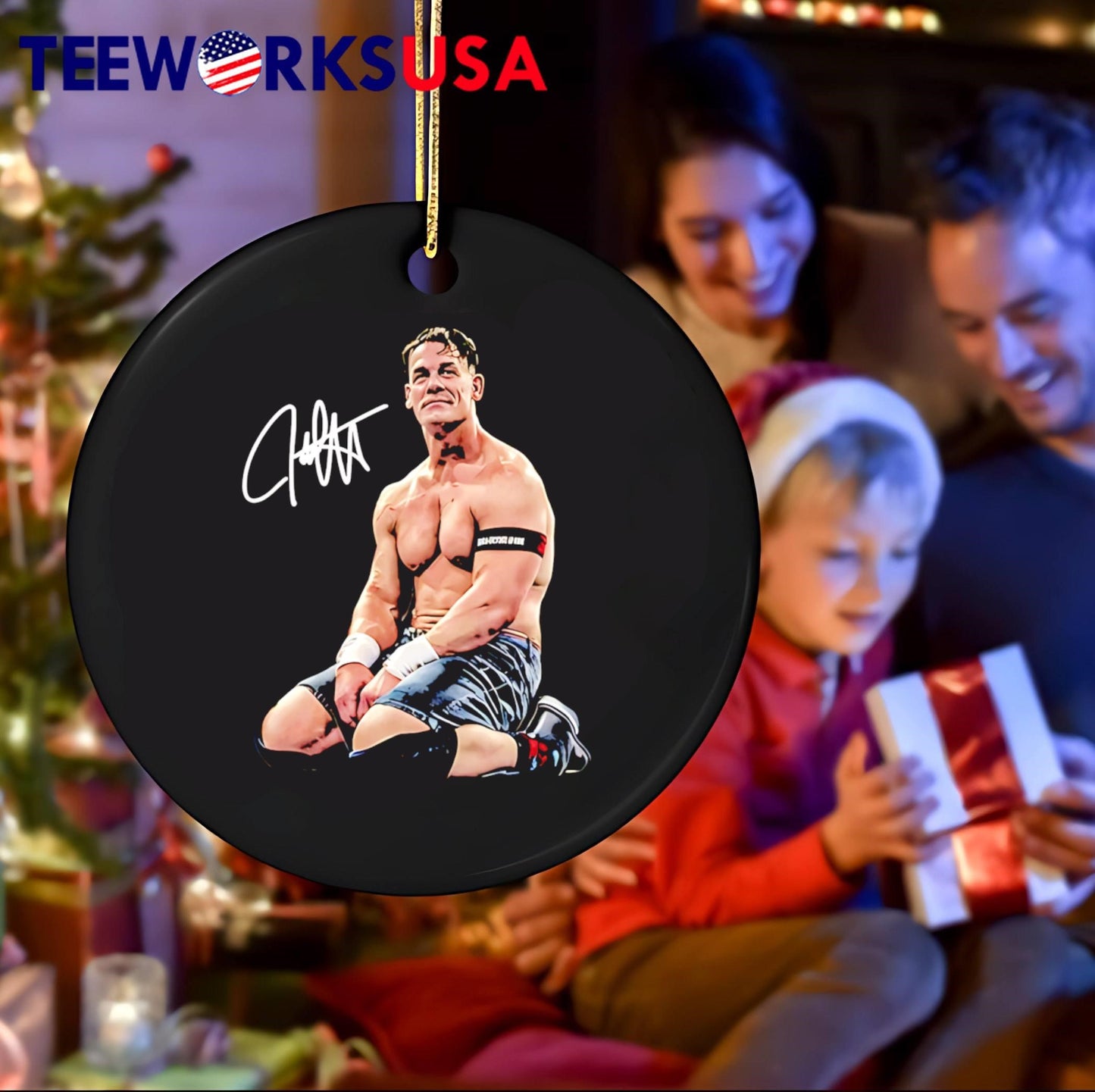 John Cena Pro Wrestler Autograph Signature shirt