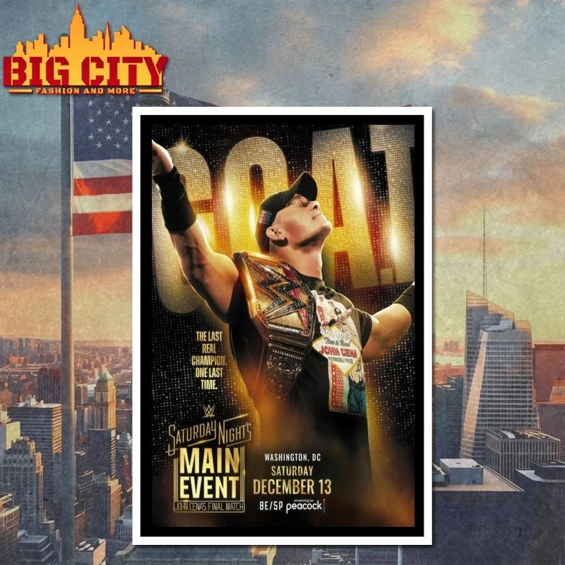 John Cena Saturday Night’s Main Event December 13 Poster shirt