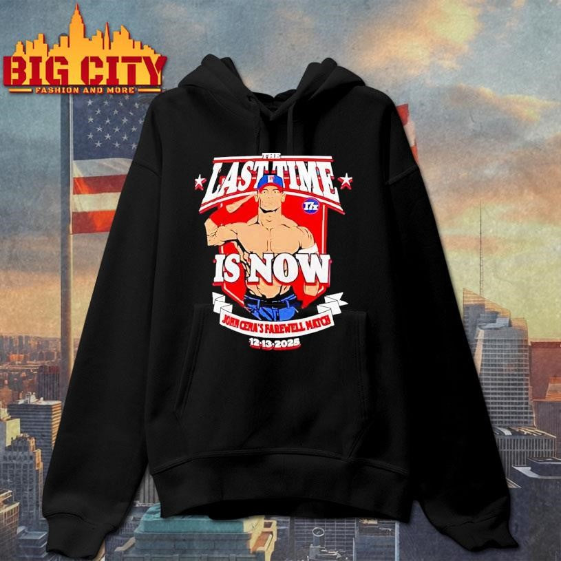 John Cena The Last Time Is Now Farewell Match 12 13 2025 Shirt