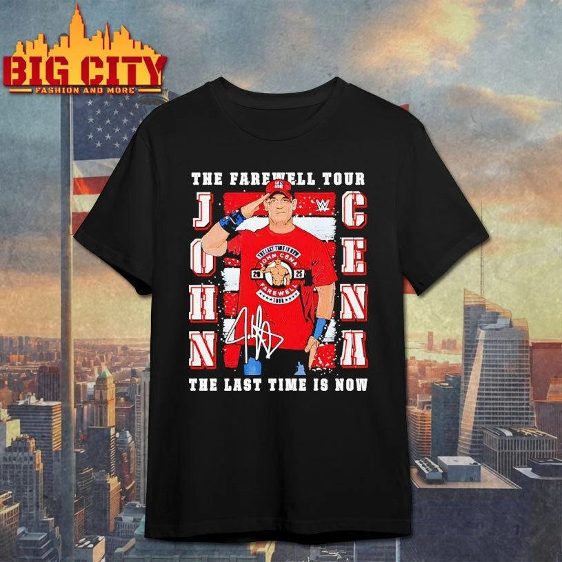 John Cena the farewell tour the last time is now shirt
