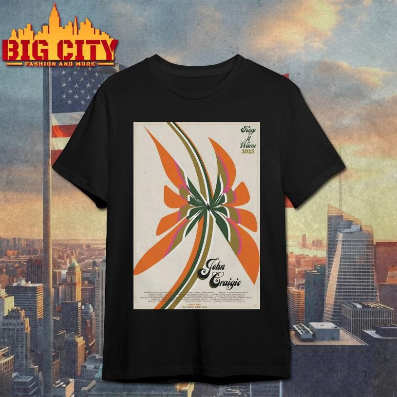 John Craigie Keep It Warm Tour 25 Poster Shirt