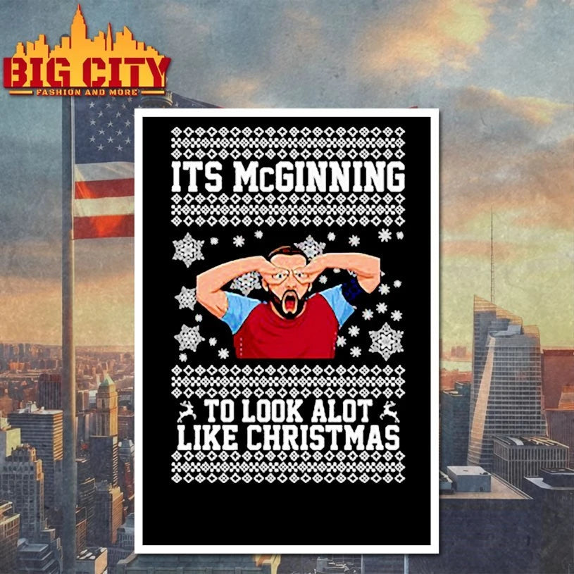 John McGinn It’s McGinning To Look A Lot Like Christmas ugly shirt
