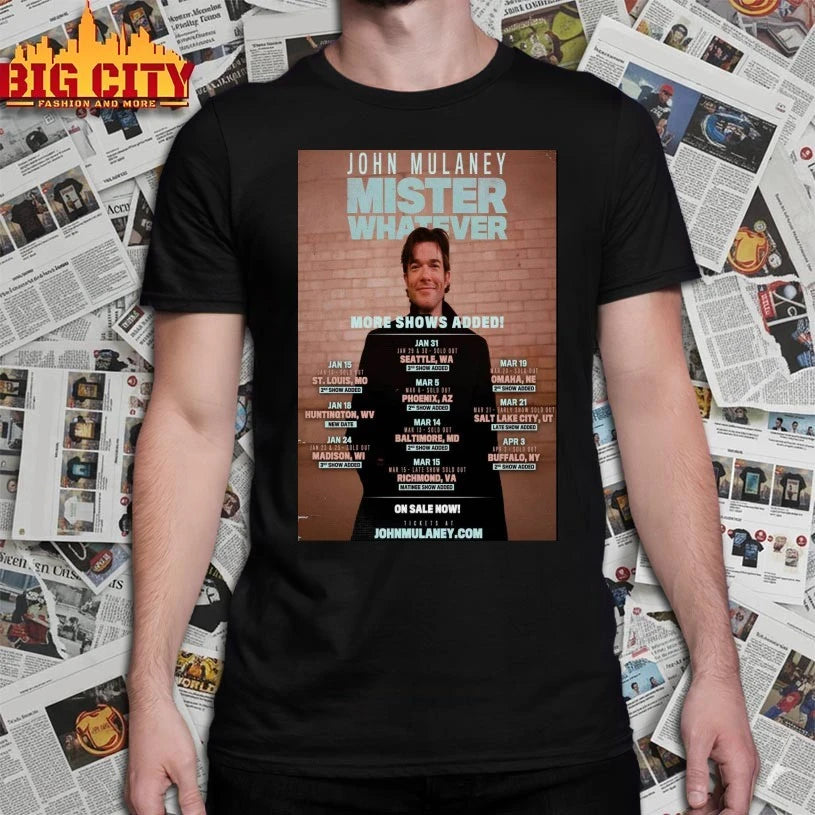 John Mulaney Tour New 2026 Poster shirt