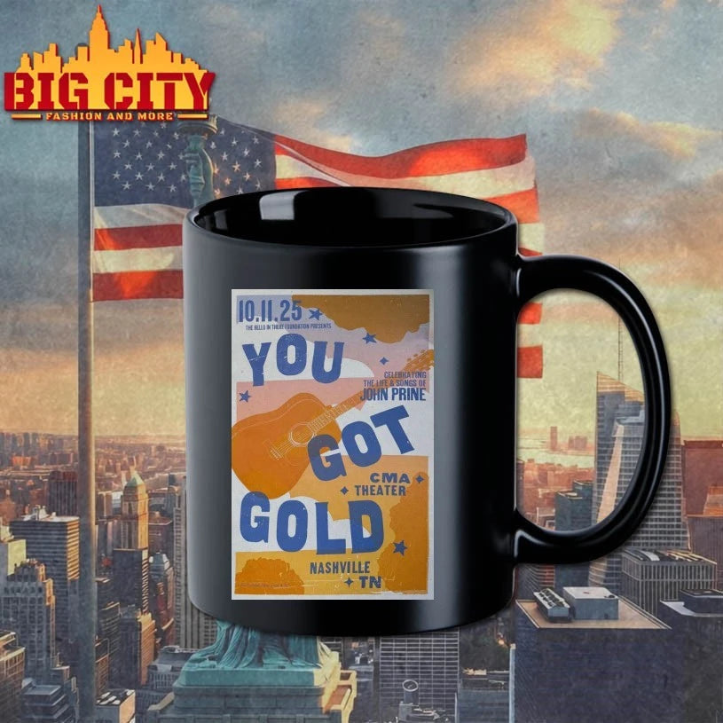 John Prine Tour Nashville, TN 10.11.2025 Poster Shirt