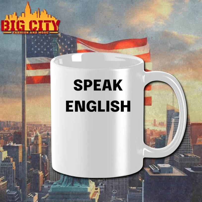 John Rocker Wearing speak english shirt