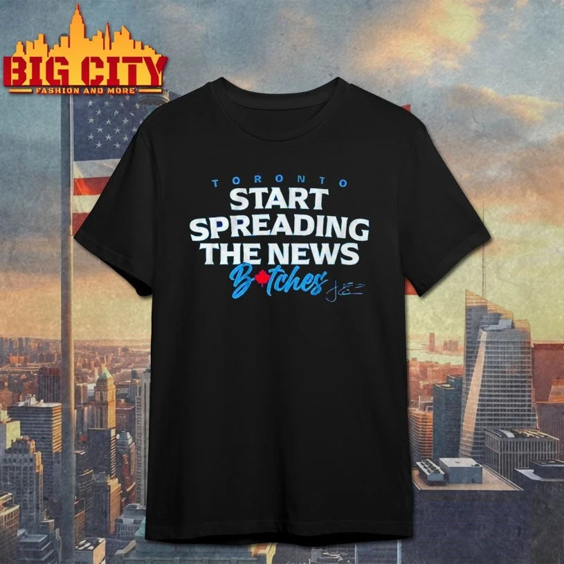 John Schneider Start Spreading The News Bitches siganture Shirt