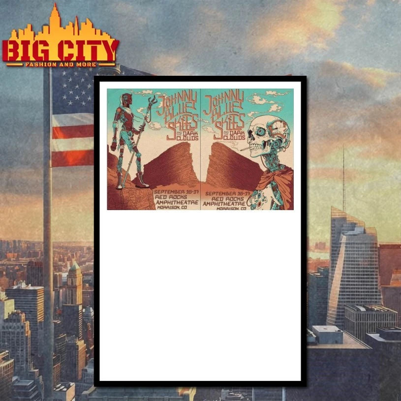 Johnny Blue Skies In Morrison Sep 16 &amp; 17 2025-Landscape Poster Shirt