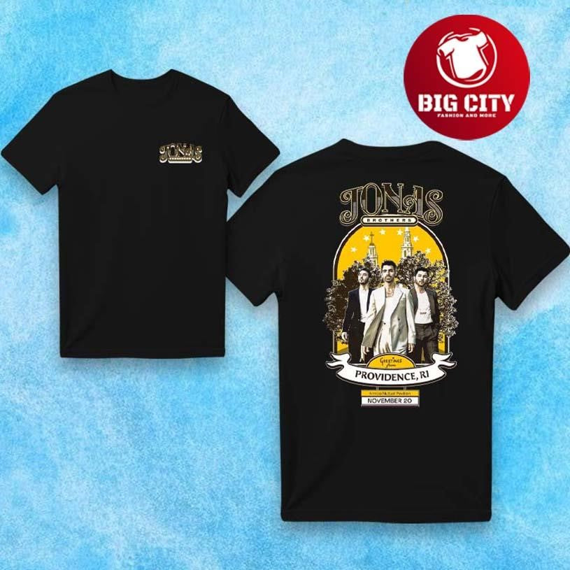 Jonas Brother Providence November 20 2025 Two Sided Shirt