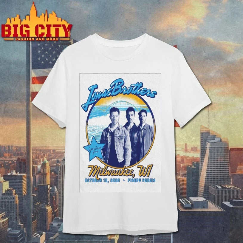 Jonas Brothers 10.12.2025 Milwaukee WI Poster Shirt