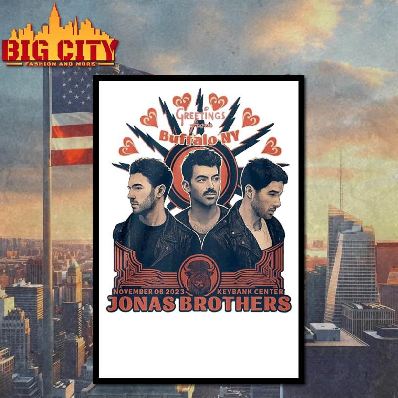 Jonas Brothers Greetings From Your Hometown Buffalo Ny Shirt