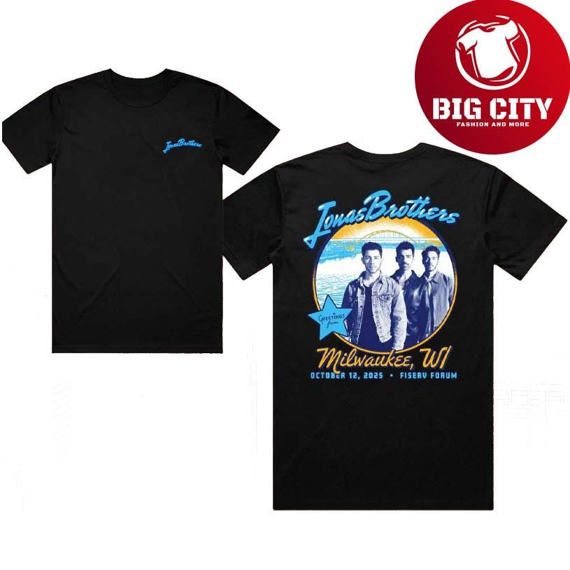 Jonas Brothers MilwaukeOoct 12 2025 Shirt