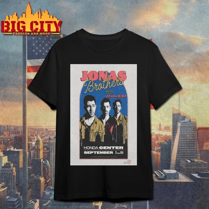 Jonas Brothers Sep 27, 2025 Honda Center. Anaheim, CA Poster Shirts
