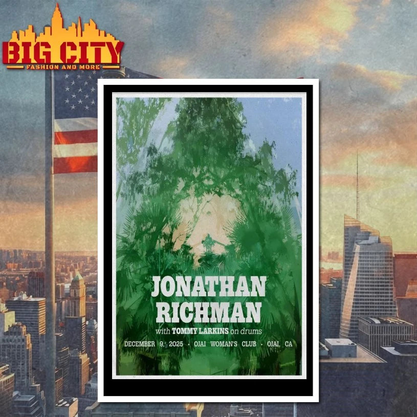 Jonathan Richman 12-9-2025 Ojai CA Poster shirt