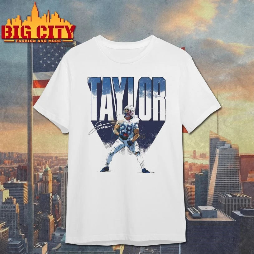 Jonathan Taylor Indianapolis Bold Name Number 28 Football Fan Shirt