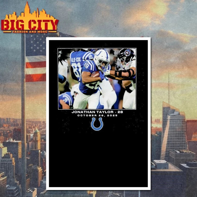 Jonathan Taylor Indianapolis Colts 28 October 26 2025 Shirt