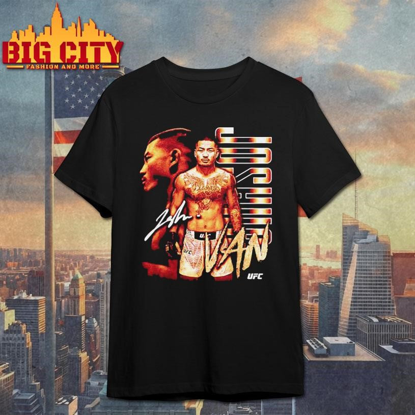 Joshua Van UFC Bitmap signature shirt