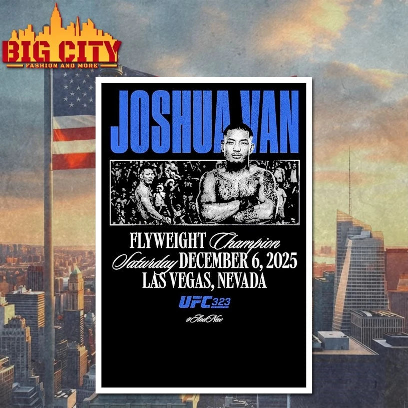 Joshua Van UFC Flyweight champion shirt
