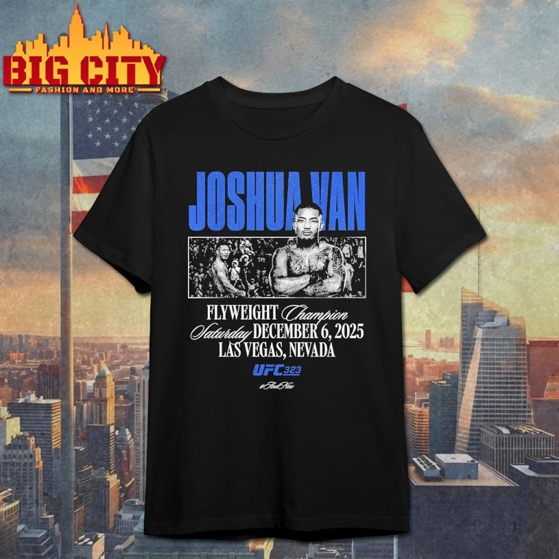 Joshua Van UFC Flyweight champion shirt