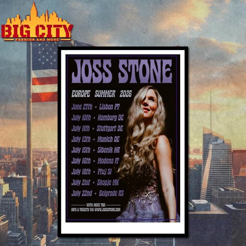 Joss Stone Europe Summer Tour 26 Poster shirt