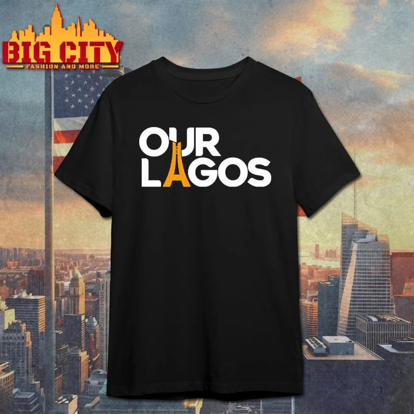 Jubril A. Gawat Wearing Our Lagos shirt