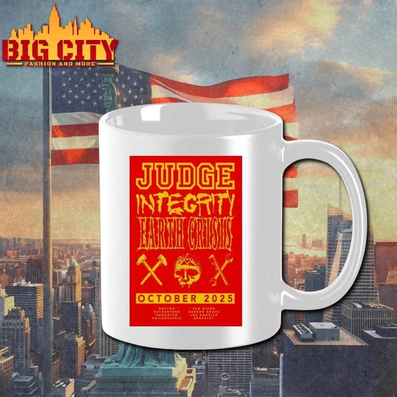 Judge &amp; Earth Crisis Integrity 2025 Poster shirt