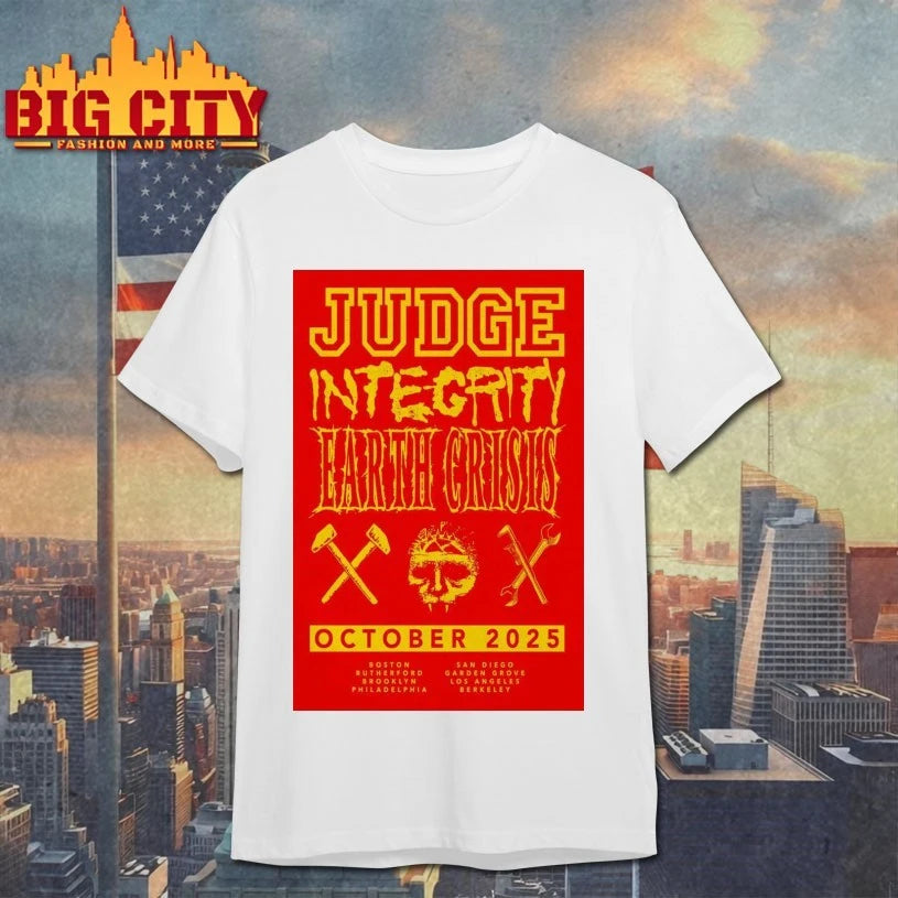 Judge &amp; Earth Crisis Integrity 2025 Poster shirt