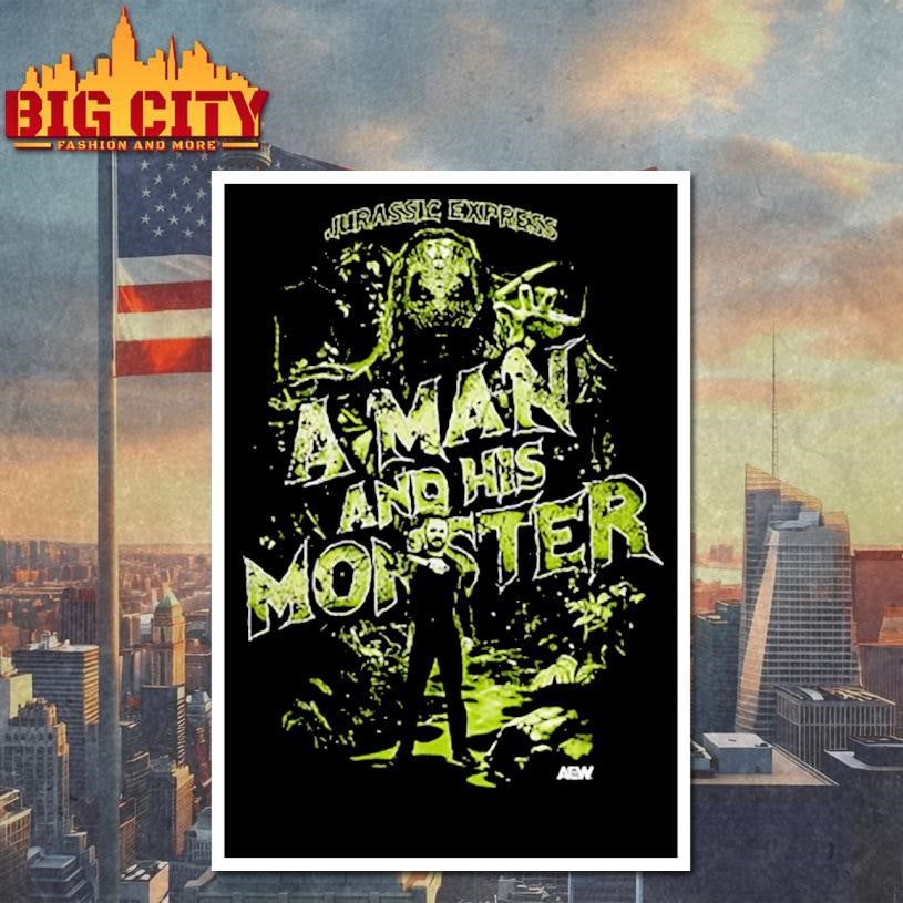 Jurassic Express – A Man and His Monster Comfort Colors Soft Heavyweight Shirt