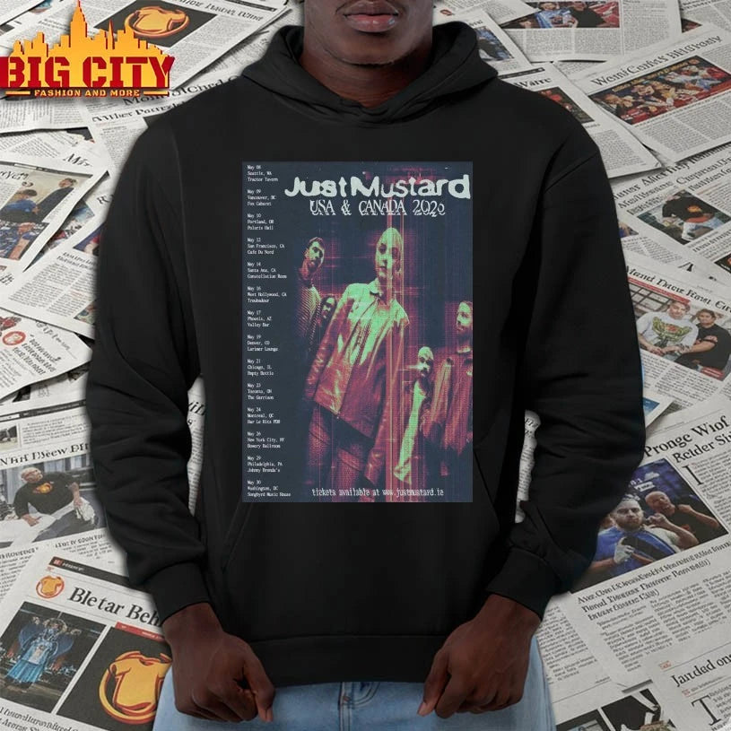 Just Mustard American And Canada Tour 2026 Poster Shirts